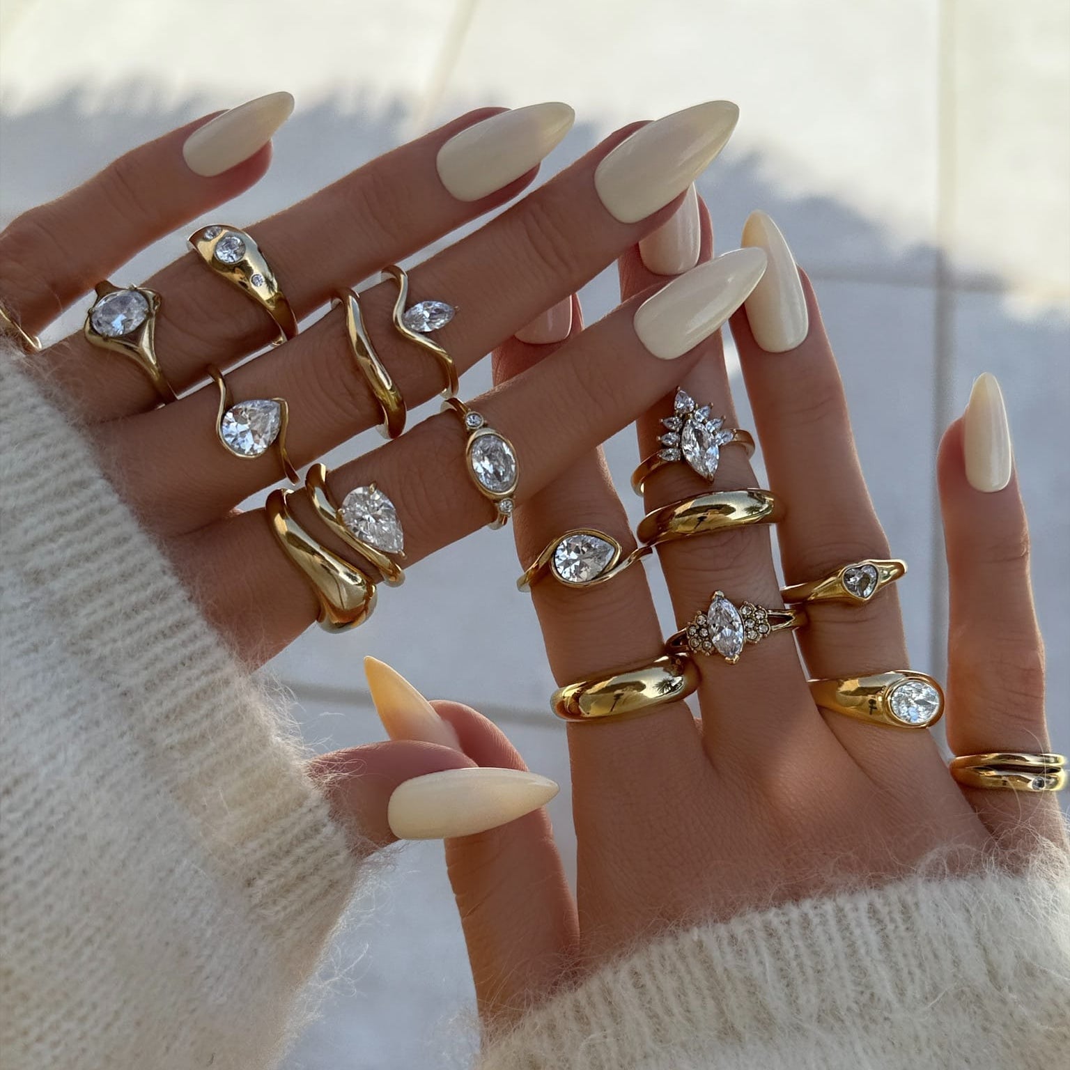 Bohomoon Stainless Steel Nala Ring