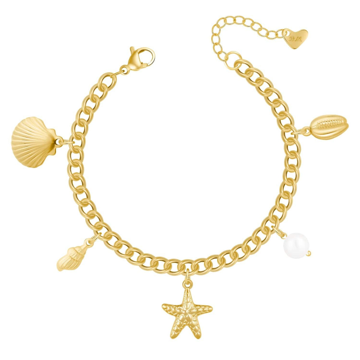 Bohomoon Stainless Steel Nalani Pearl Anklet