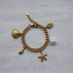 Bohomoon Stainless Steel Nalani Pearl Bracelet