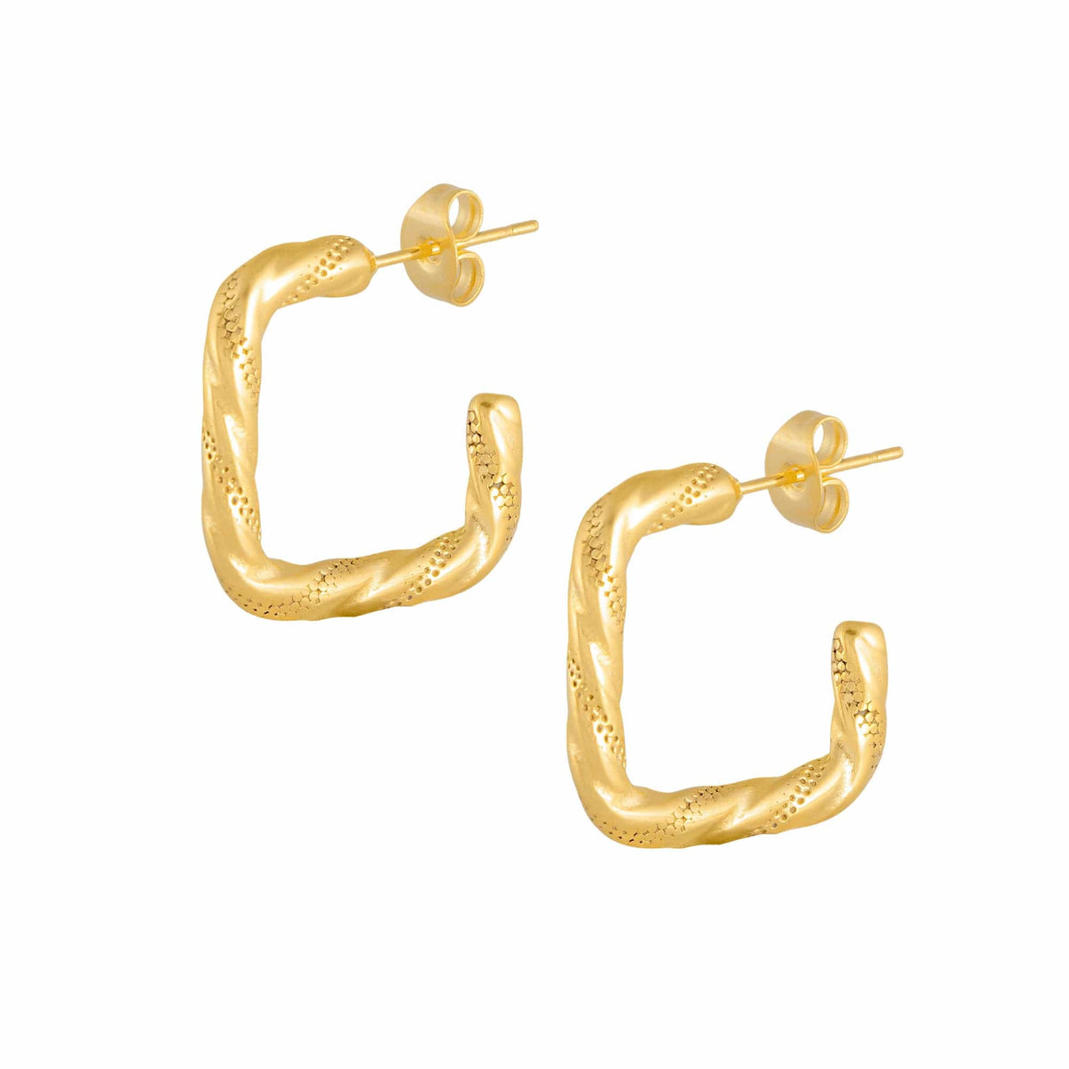 BOHOMOON Stainless Steel Nalini Hoop Earrings Gold