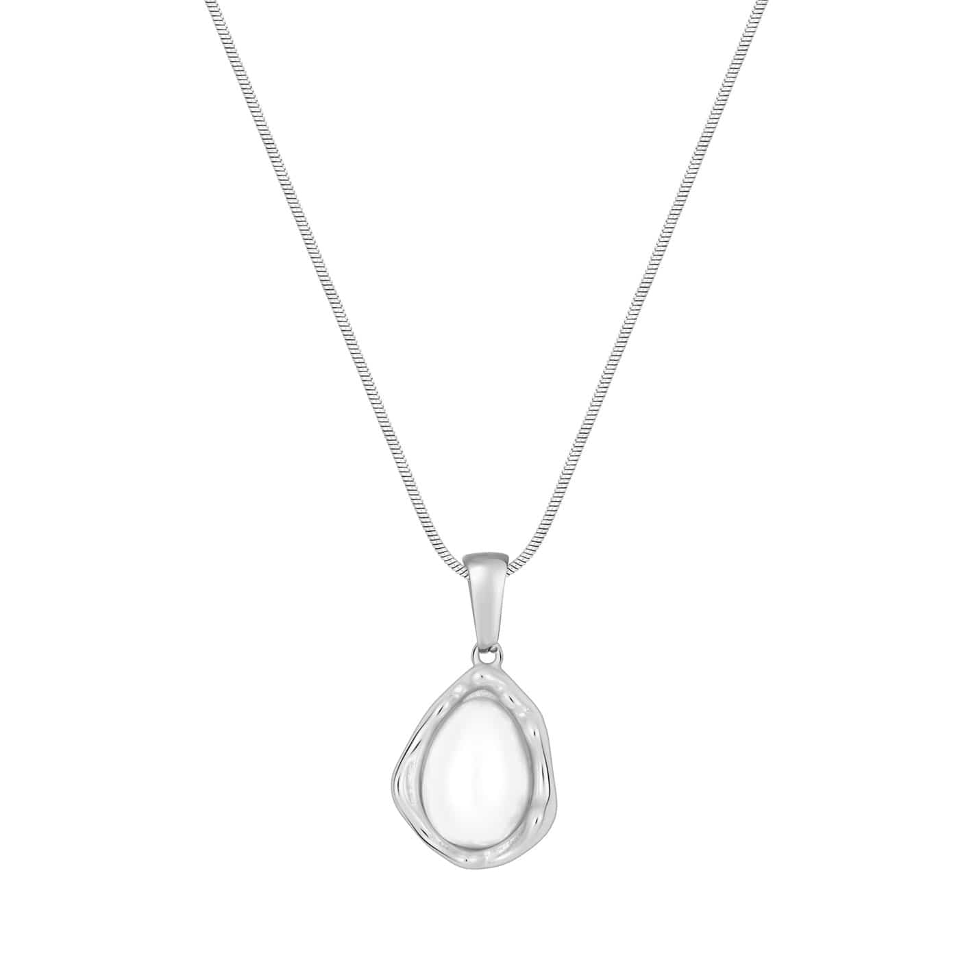 Bohomoon Stainless Steel Naples Pearl Necklace