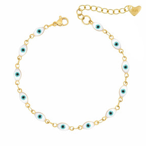 Bohomoon Stainless Steel Nazar Evil Eye Bracelet