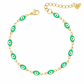 Bohomoon Stainless Steel Nazar Evil Eye Bracelet
