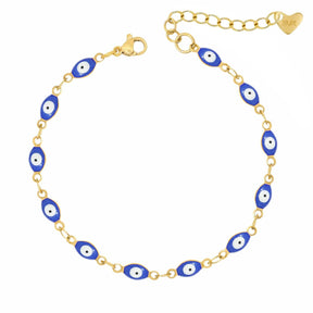 Bohomoon Stainless Steel Nazar Evil Eye Bracelet