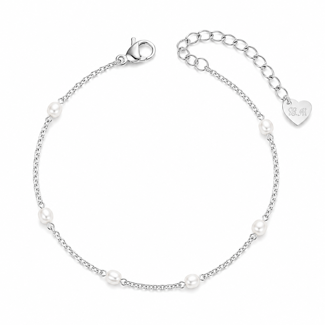 Bohomoon Stainless Steel Nico Pearl Anklet