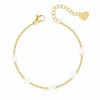Bohomoon Stainless Steel Nico Pearl Bracelet