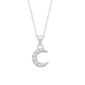 BohoMoon Stainless Steel Nightlight Necklace Silver