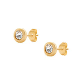 BohoMoon Stainless Steel No Doubt Stud Earrings Gold