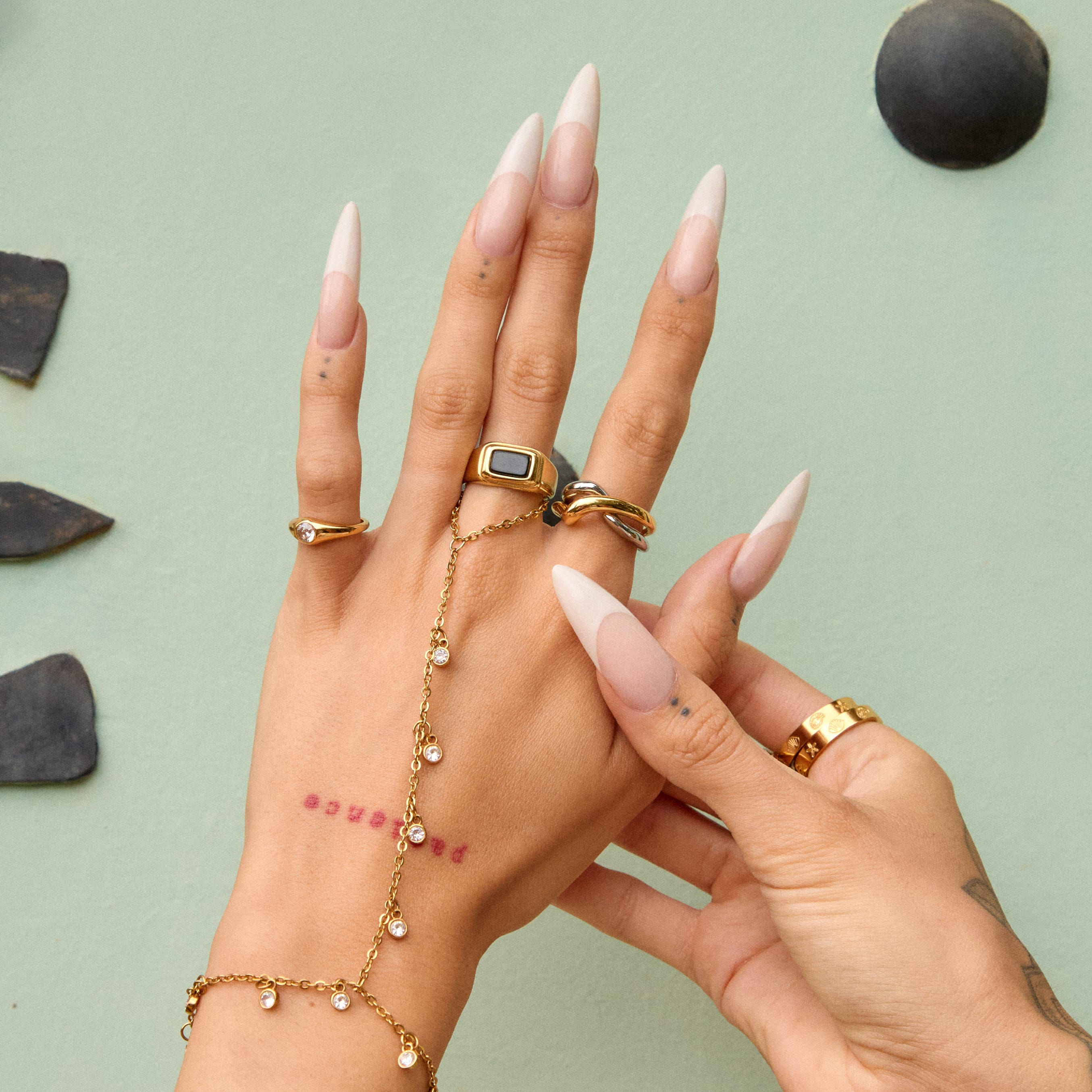 Bohomoon Stainless Steel Noire Ring