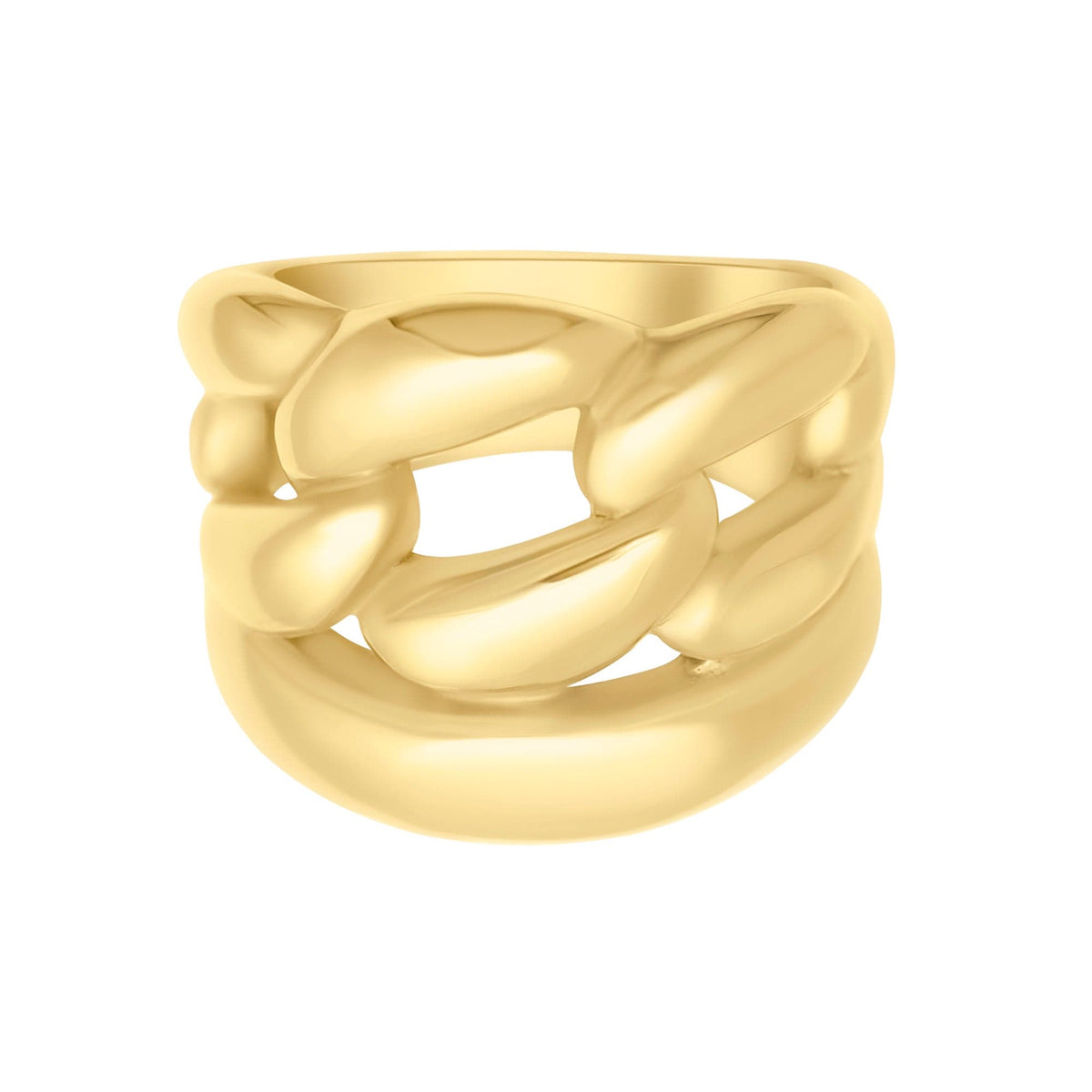BohoMoon Stainless Steel Nyra Ring Gold / US 6 / UK L / EUR 51 (small)