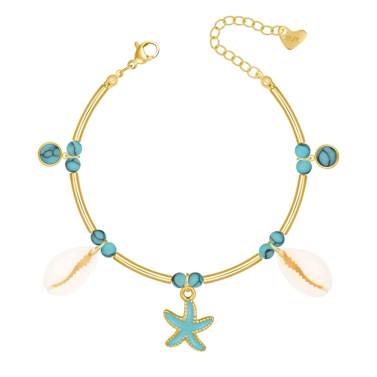 Bohomoon Stainless Steel Ocean Charm Bracelet