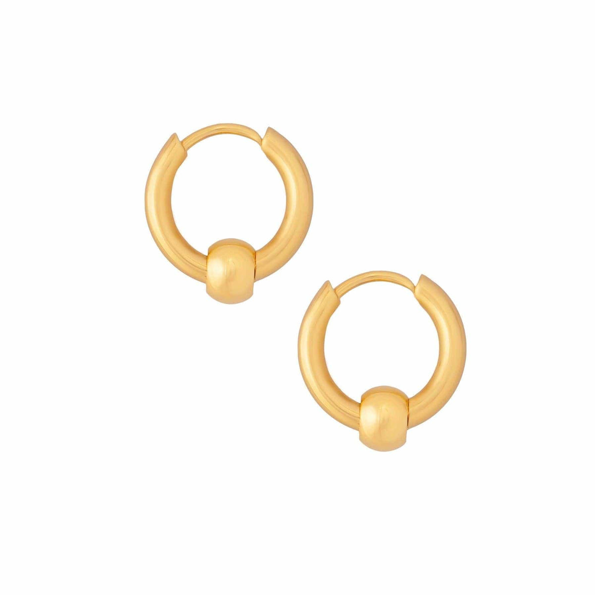 BohoMoon Stainless Steel Odette Hoop Earrings Gold