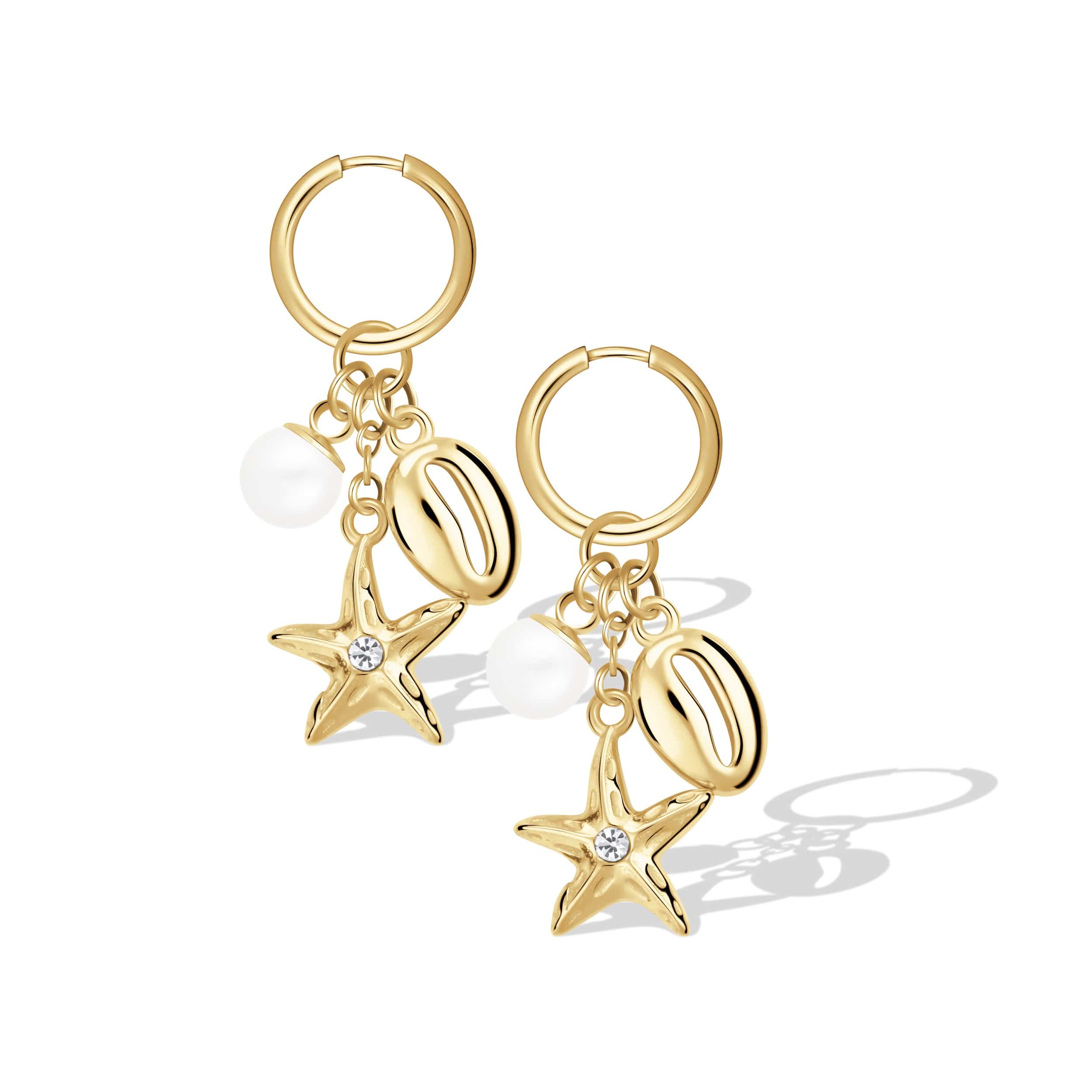 Bohomoon Stainless Steel Olivia Hoop Earrings