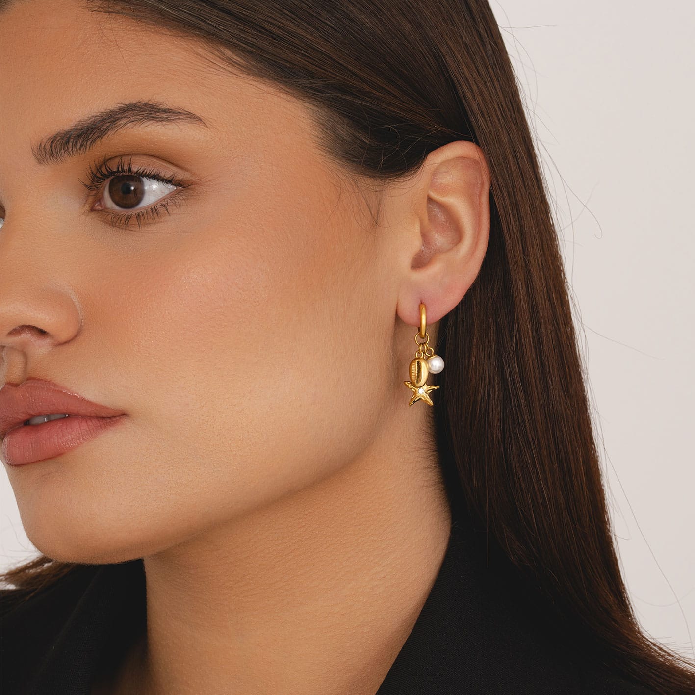 Bohomoon Stainless Steel Olivia Hoop Earrings