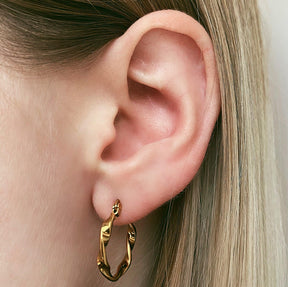 BohoMoon Stainless Steel Ophelia Hoop Earrings