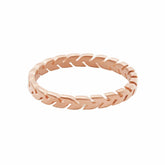BohoMoon Stainless Steel Orbit Ring Rose Gold / US 4 / UK H / EUR 46 / (xxsmall)
