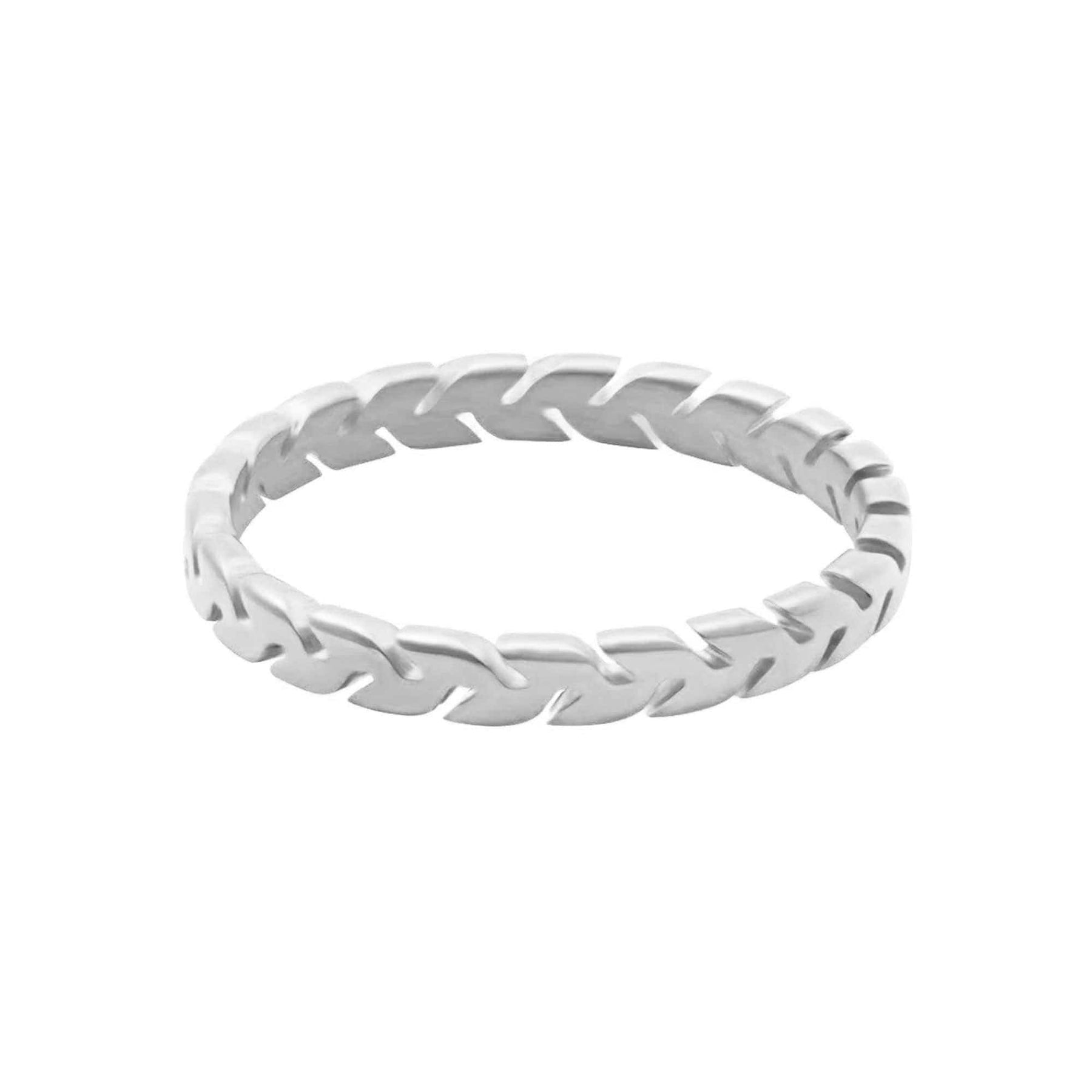 BohoMoon Stainless Steel Orbit Ring Silver / US 4 / UK H / EUR 46 / (xxsmall)