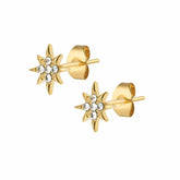 BohoMoon Stainless Steel Orion Stud Earrings Gold