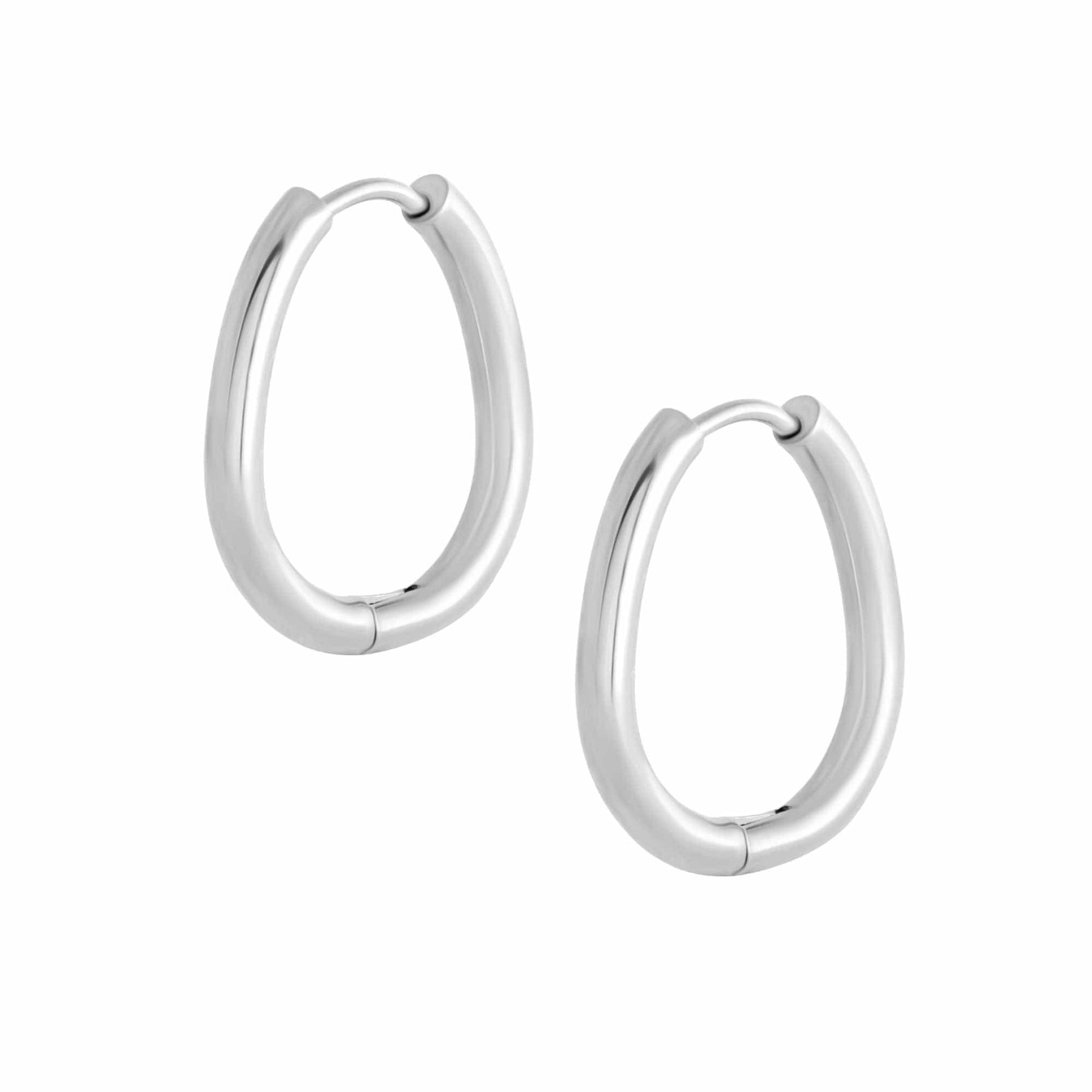 BOHOMOON Stainless Steel Orlando Hoop Earrings Silver