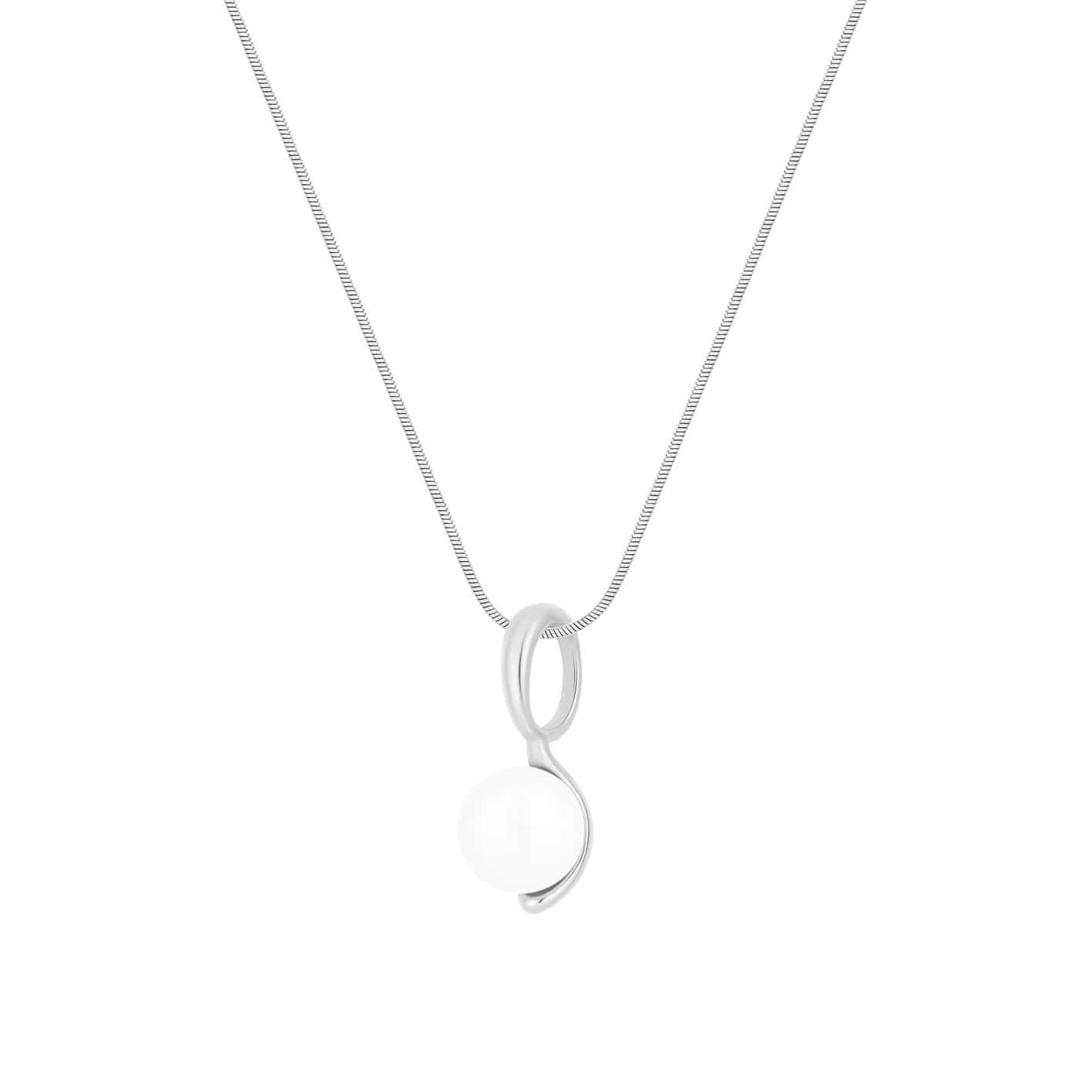 Bohomoon Stainless Steel Oscar Pearl Necklace