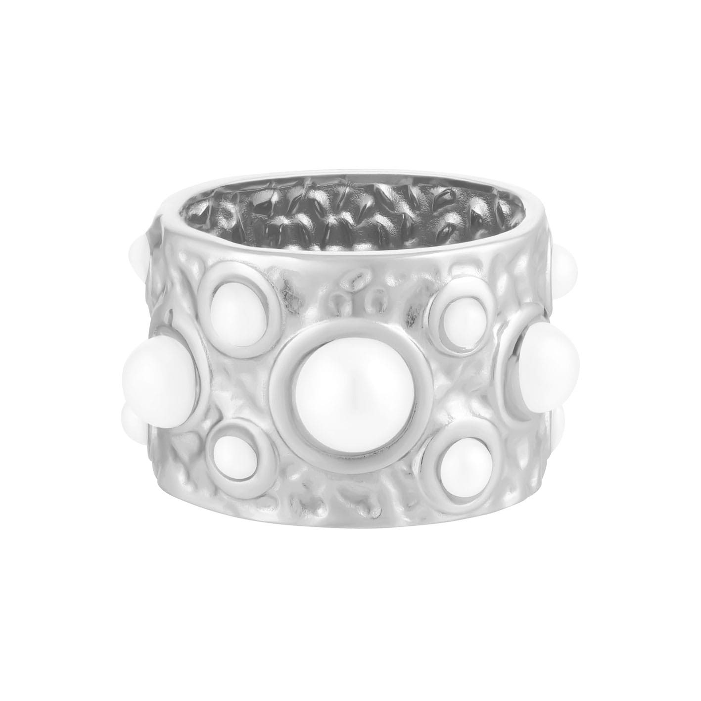 Bohomoon Stainless Steel Pacific Pearl Ring