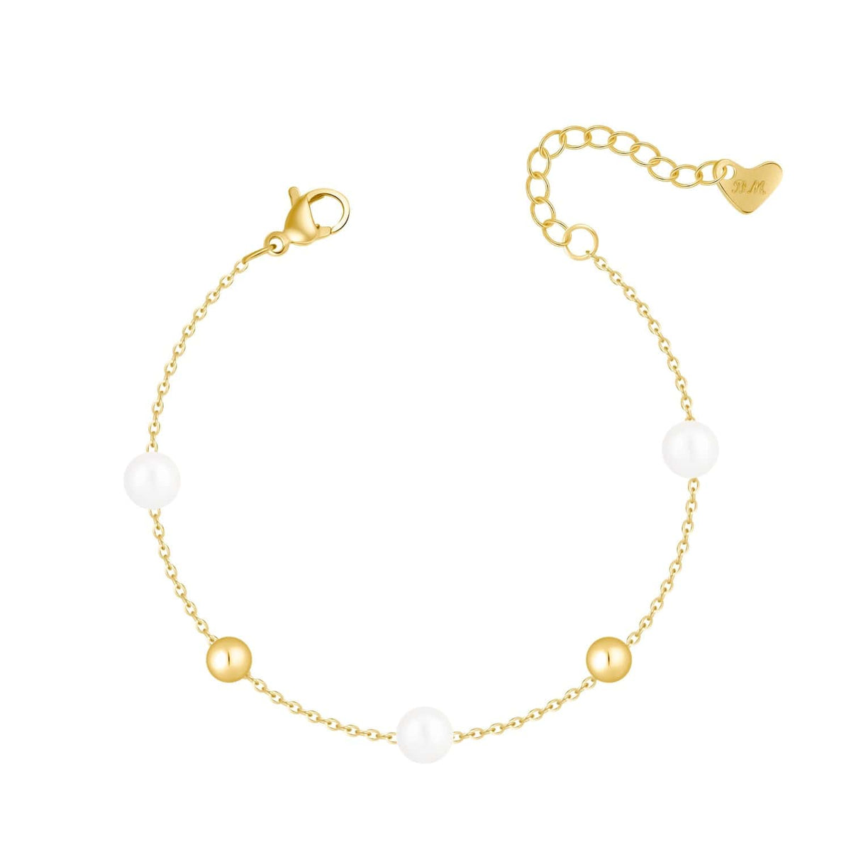 Bohomoon Stainless Steel Paradise Pearl Bracelet