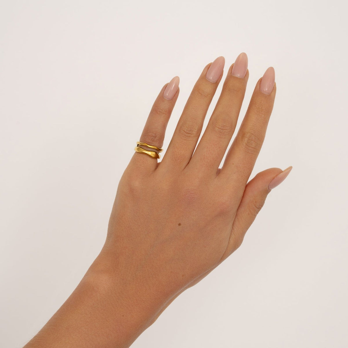 Bohomoon Stainless Steel Parallax Ring