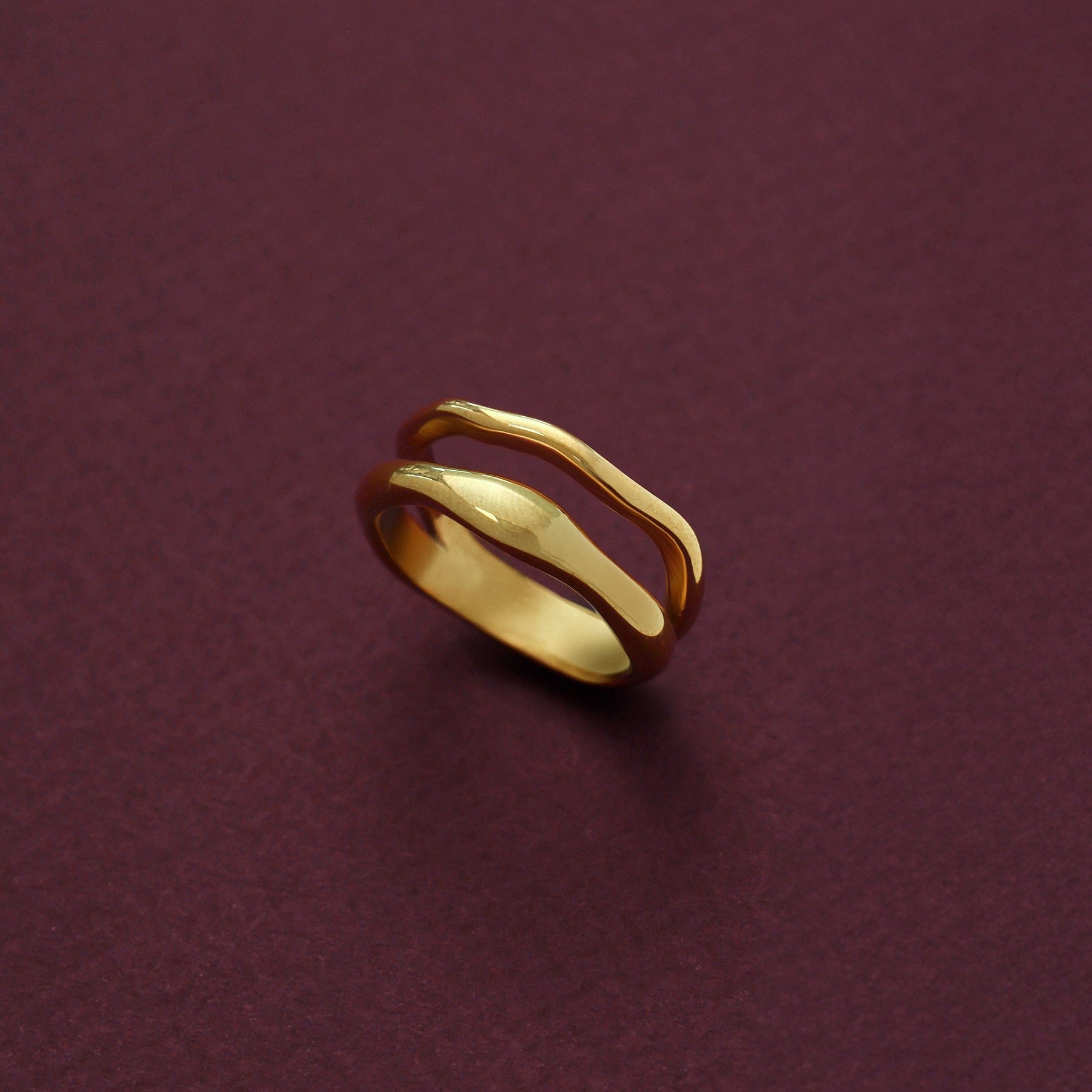 Bohomoon Stainless Steel Parallax Ring