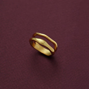 Bohomoon Stainless Steel Parallax Ring