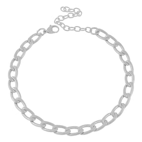 BohoMoon Stainless Steel Parisian Choker / Necklace Silver / Choker