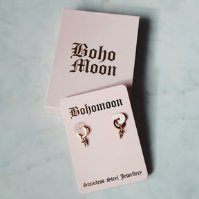 Bohomoon Stainless Steel Passion Hoop Earrings