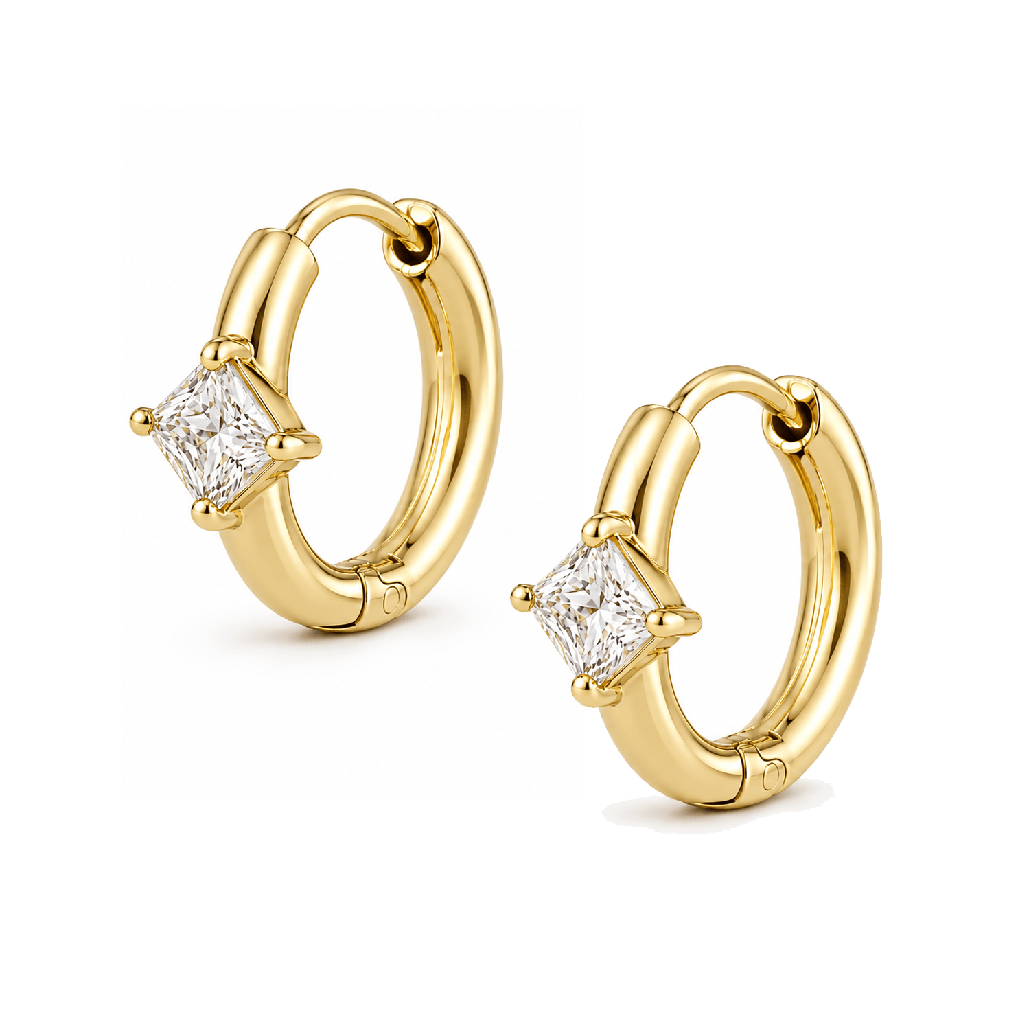 Bohomoon Stainless Steel Pennie Hoop Earrings