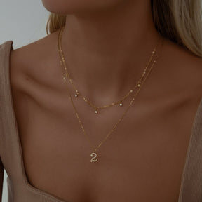 BohoMoon Stainless Steel Pietra Necklace Gold