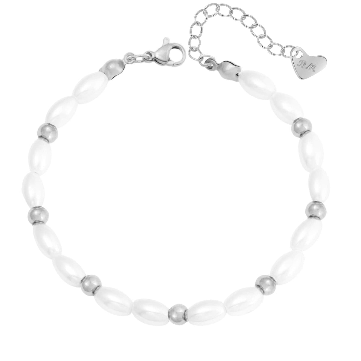 Bohomoon Stainless Steel Pina Colada Pearl Bracelet
