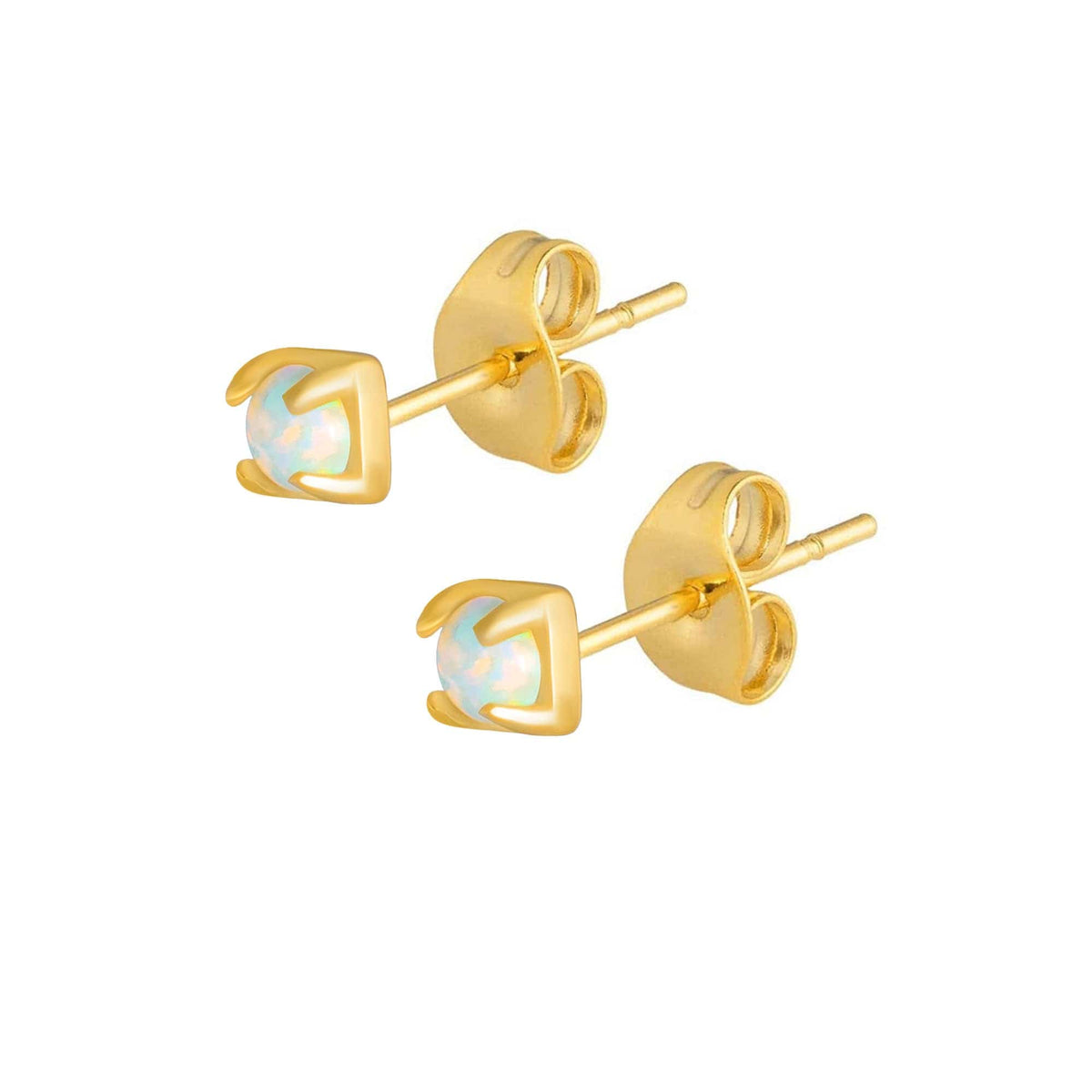 BOHOMOON Stainless Steel Pluto Opal Stud Earrings Gold