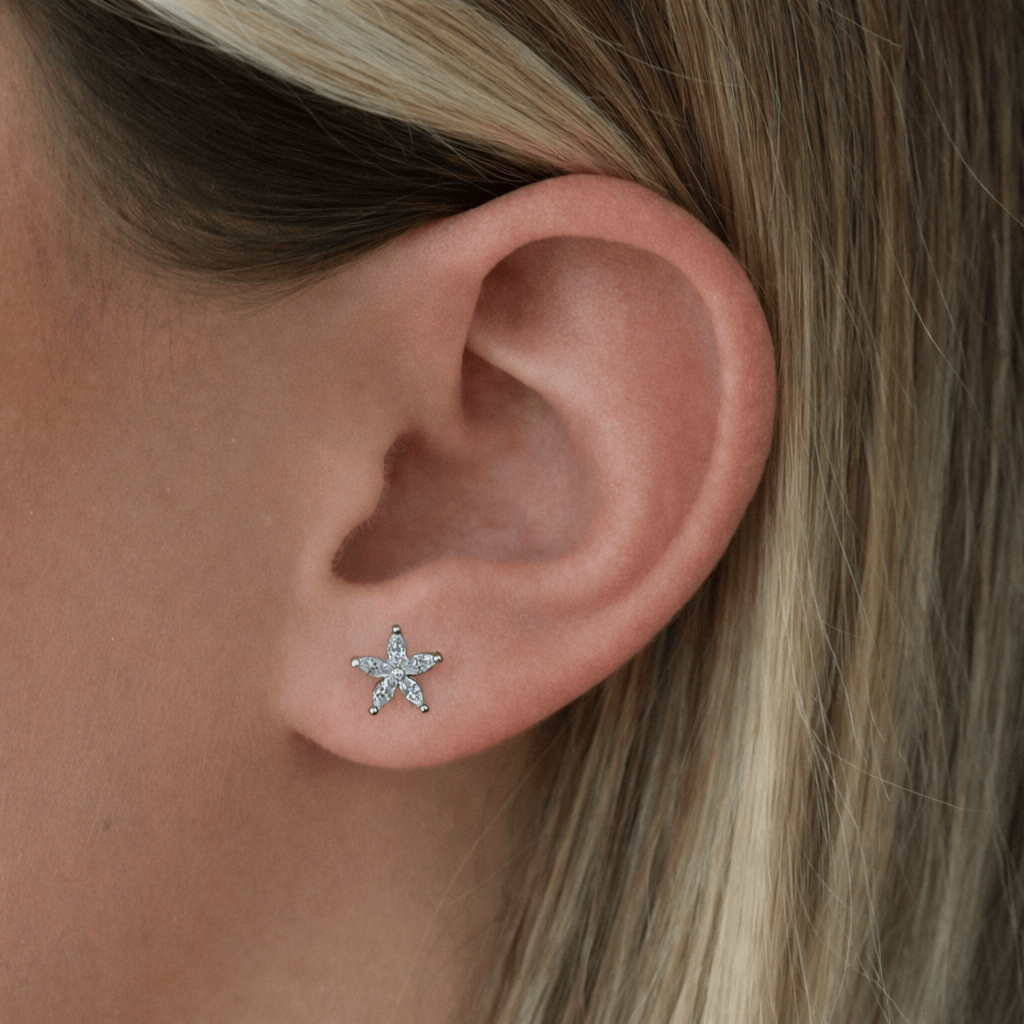 Bohomoon Stainless Steel Poet Stud Earrings