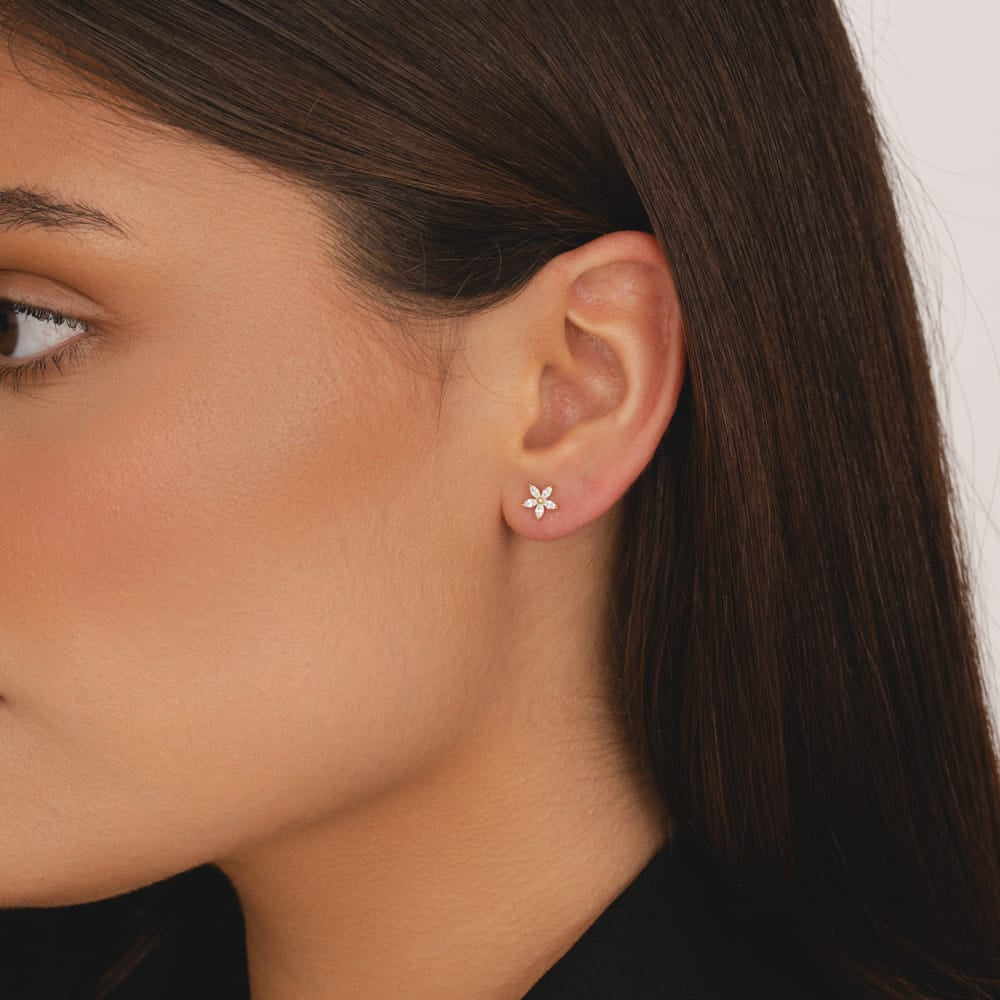 Bohomoon Stainless Steel Poet Stud Earrings