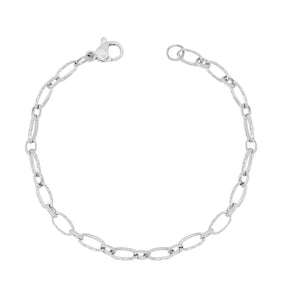 BohoMoon Stainless Steel Polly Bracelet Silver / Small