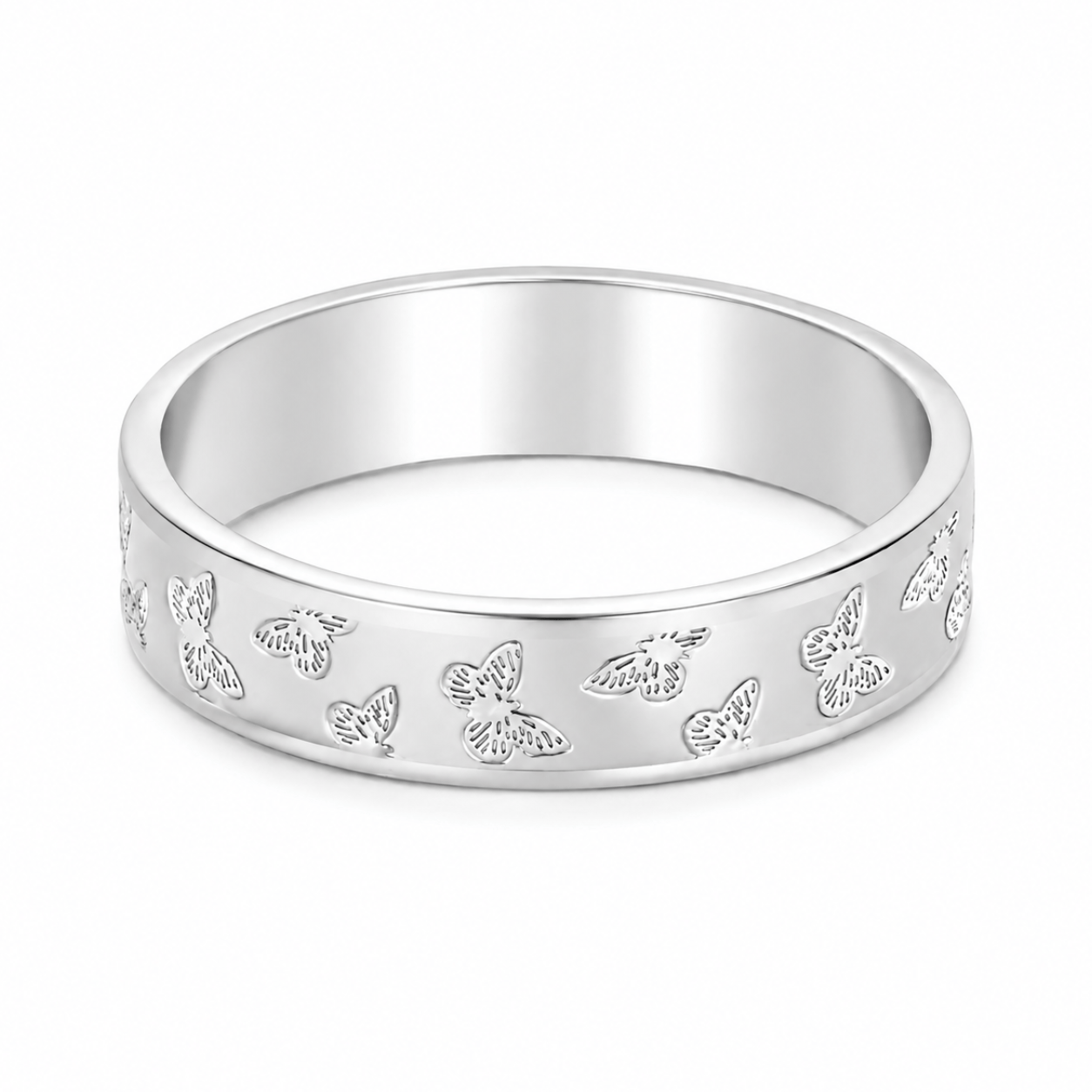 Bohomoon Stainless Steel Posie Butterfly Ring