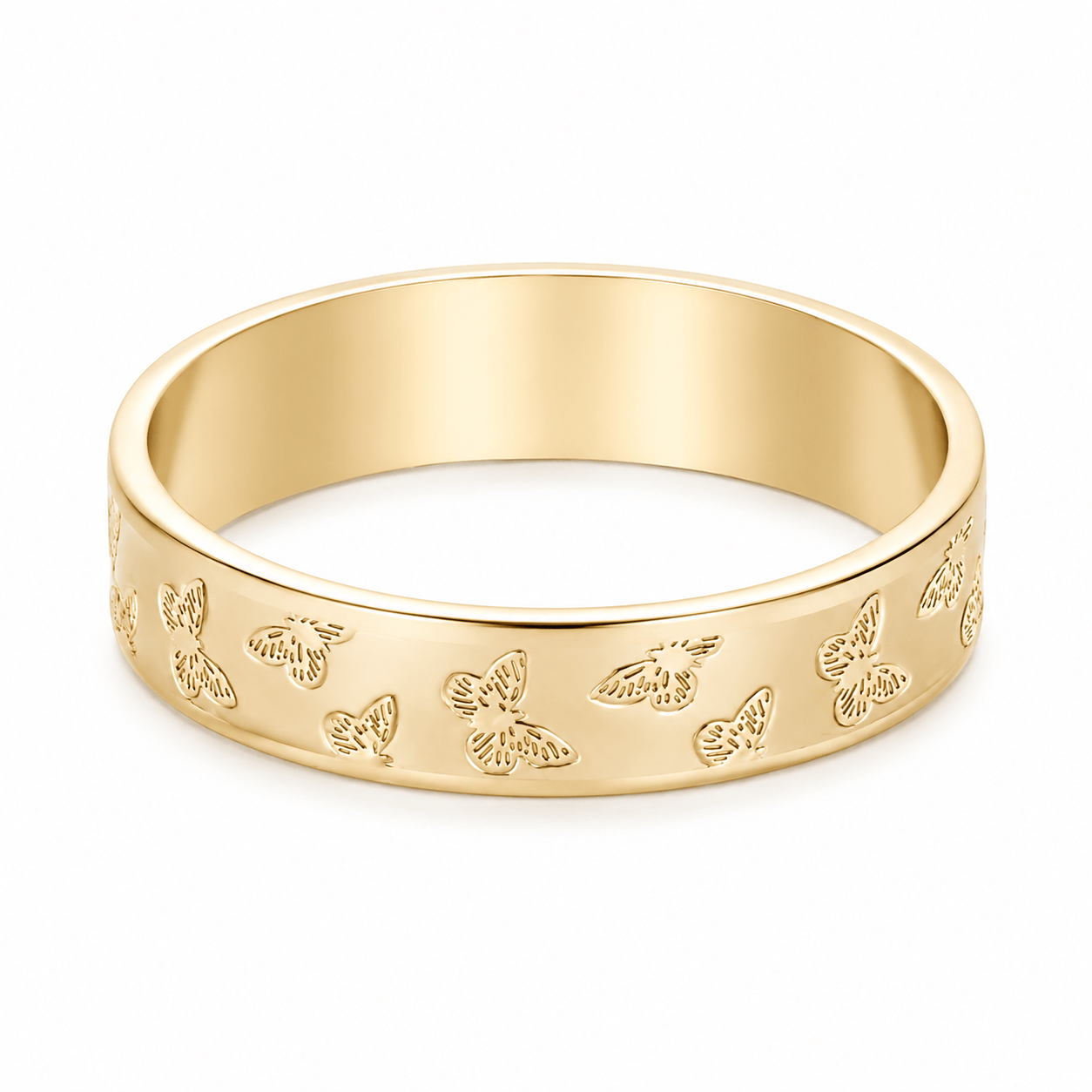 Bohomoon Stainless Steel Posie Butterfly Ring