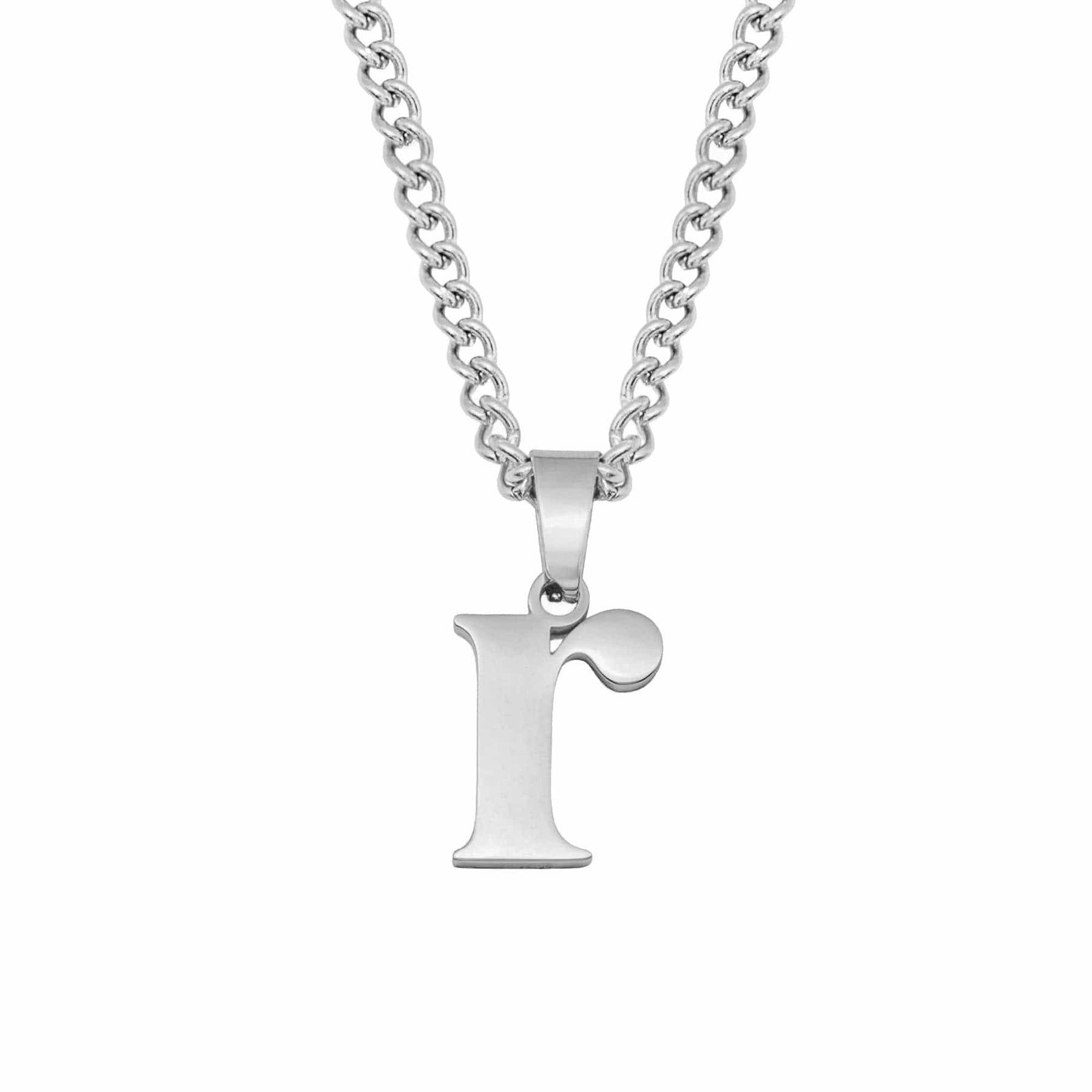 BOHOMOON Stainless Steel Power Initial Necklace Silver / A