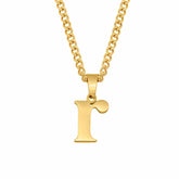BOHOMOON Stainless Steel Power Initial Necklace Gold / A