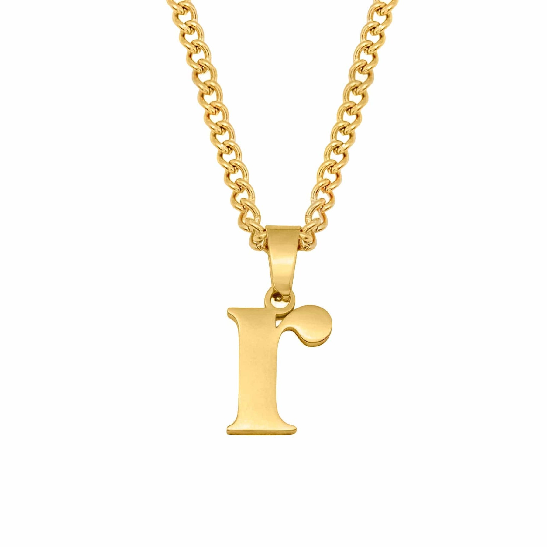 BOHOMOON Stainless Steel Power Initial Necklace Gold / A