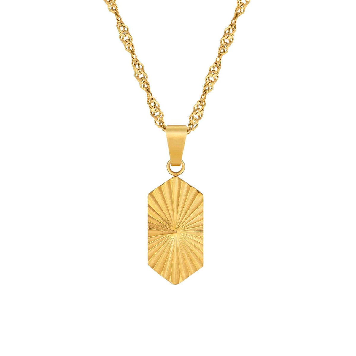 BohoMoon Stainless Steel Promises Necklace Gold