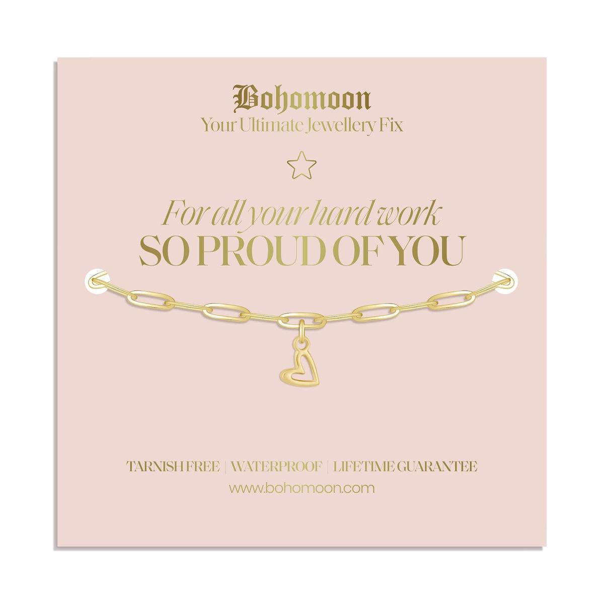 Bohomoon Stainless Steel Proud Of You Bracelet