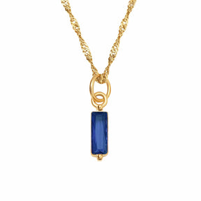 BohoMoon Stainless Steel Quartet Birthstone Necklace