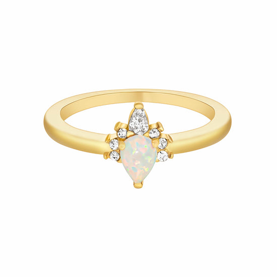Bohomoon Stainless Steel Quinn Opal Ring