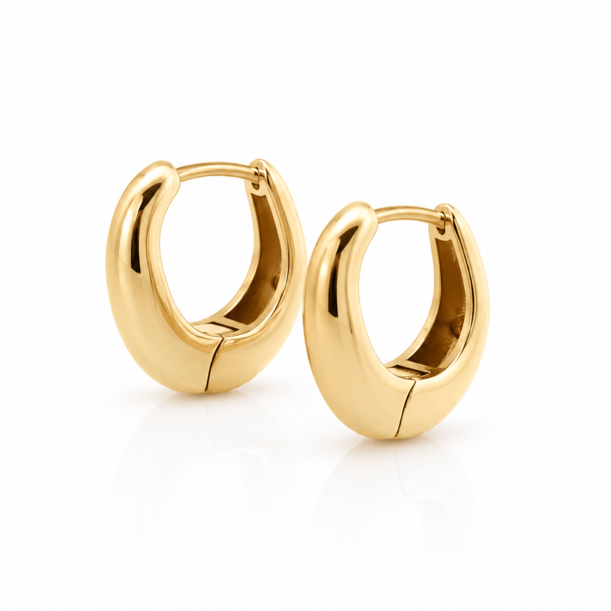 Bohomoon Stainless Steel Rachel Hoop Earrings