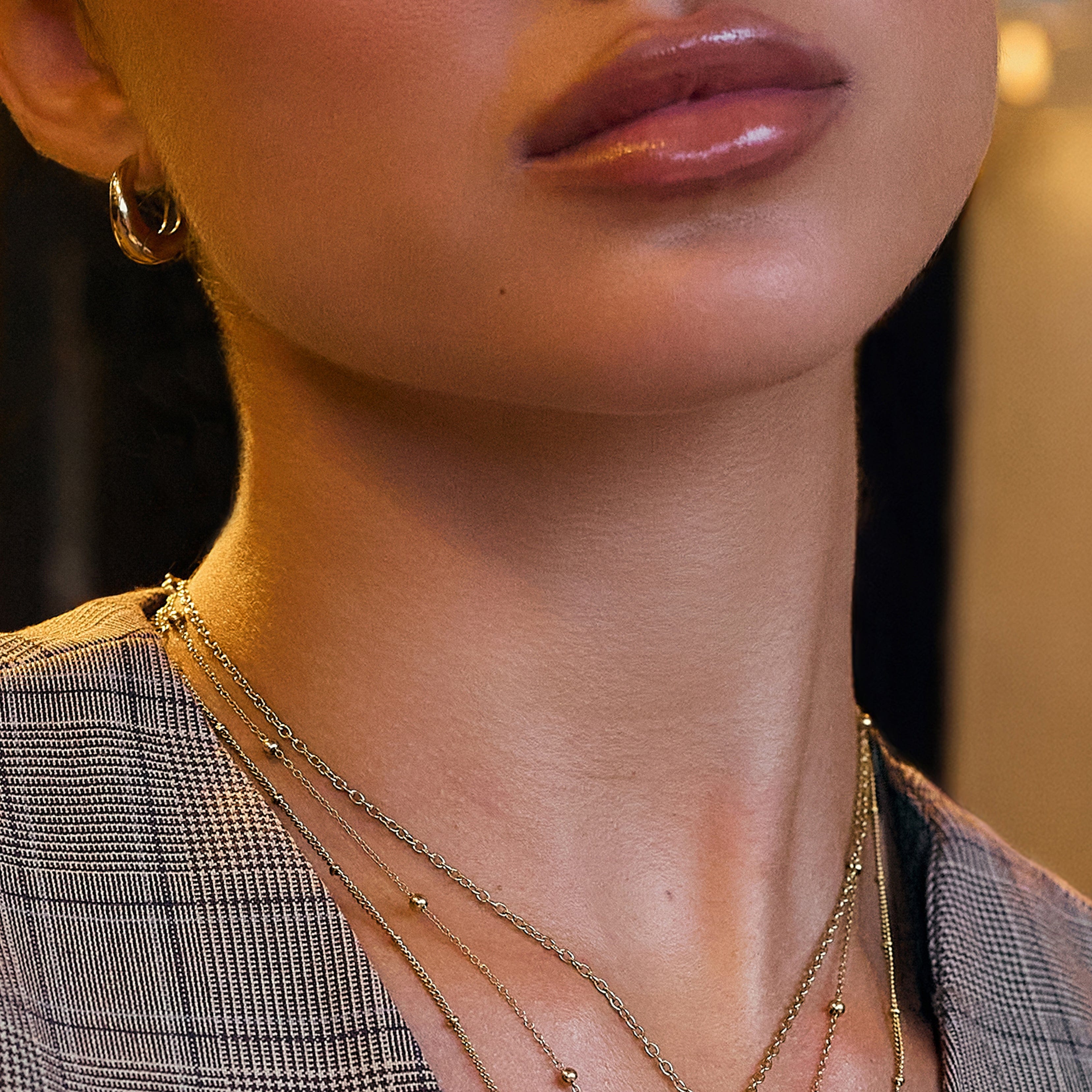 Bohomoon Stainless Steel Rachel Hoop Earrings