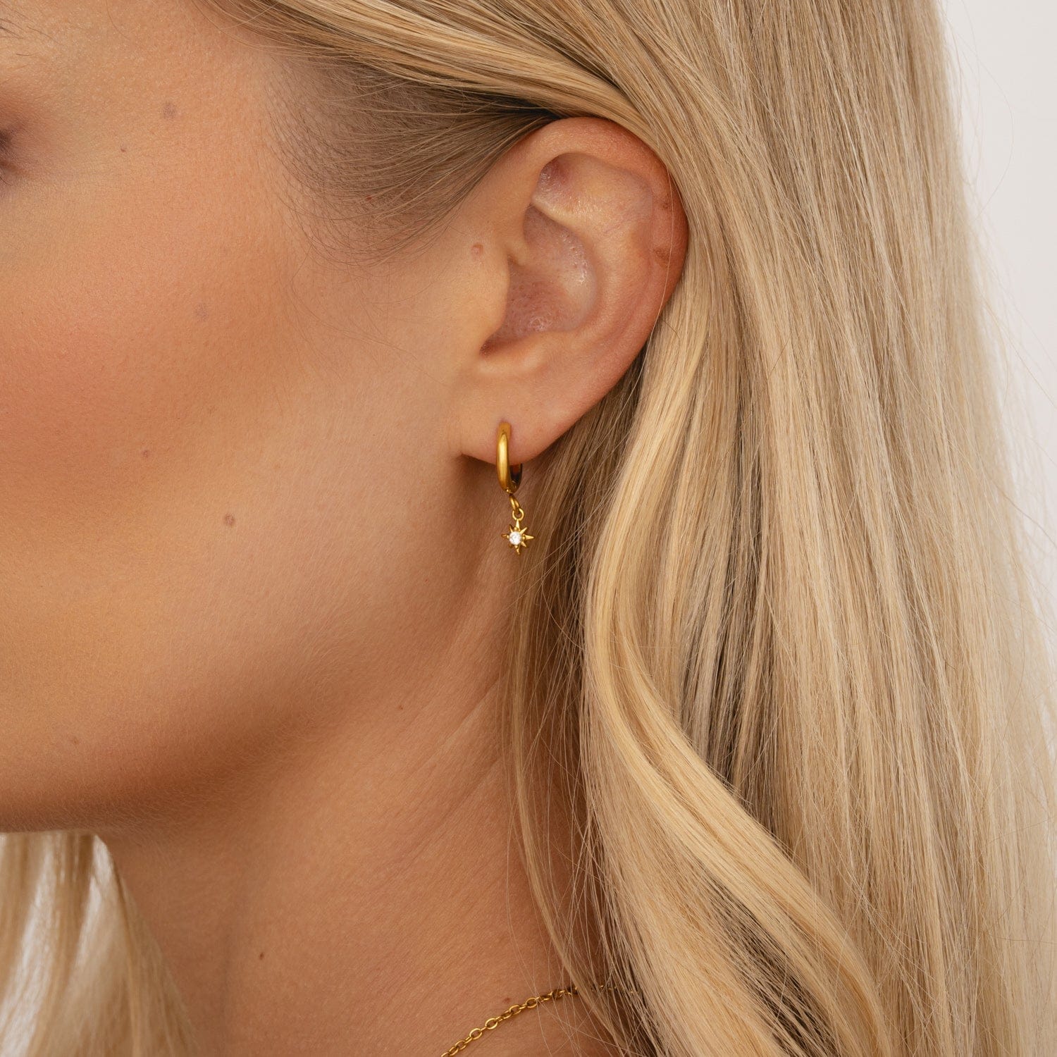 Bohomoon Stainless Steel Radiance Hoop Earrings